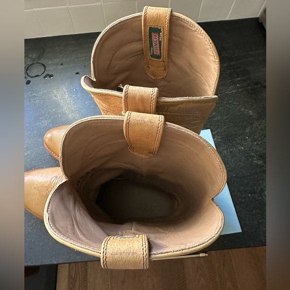 Men’s 13D Tecovas Bandera work boots in Wheat leather - Picture 2 of 4